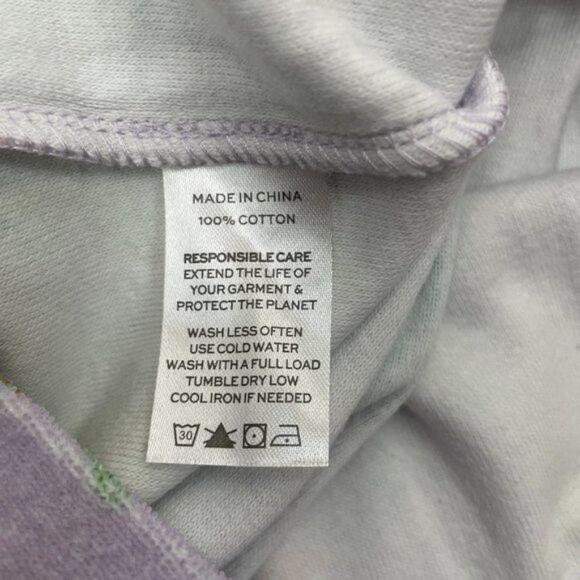 Hill House The Allie Zip Up Hoodie Cotton Jacket Sea Creatures Terry Purple M - Picture 6 of 9